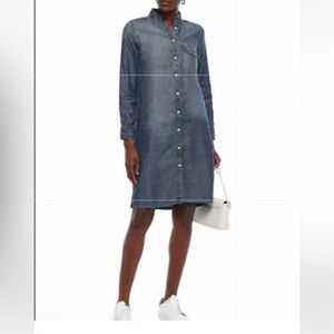 NWT Current / Elliott Denim Button-Down Shirt Dress size 3